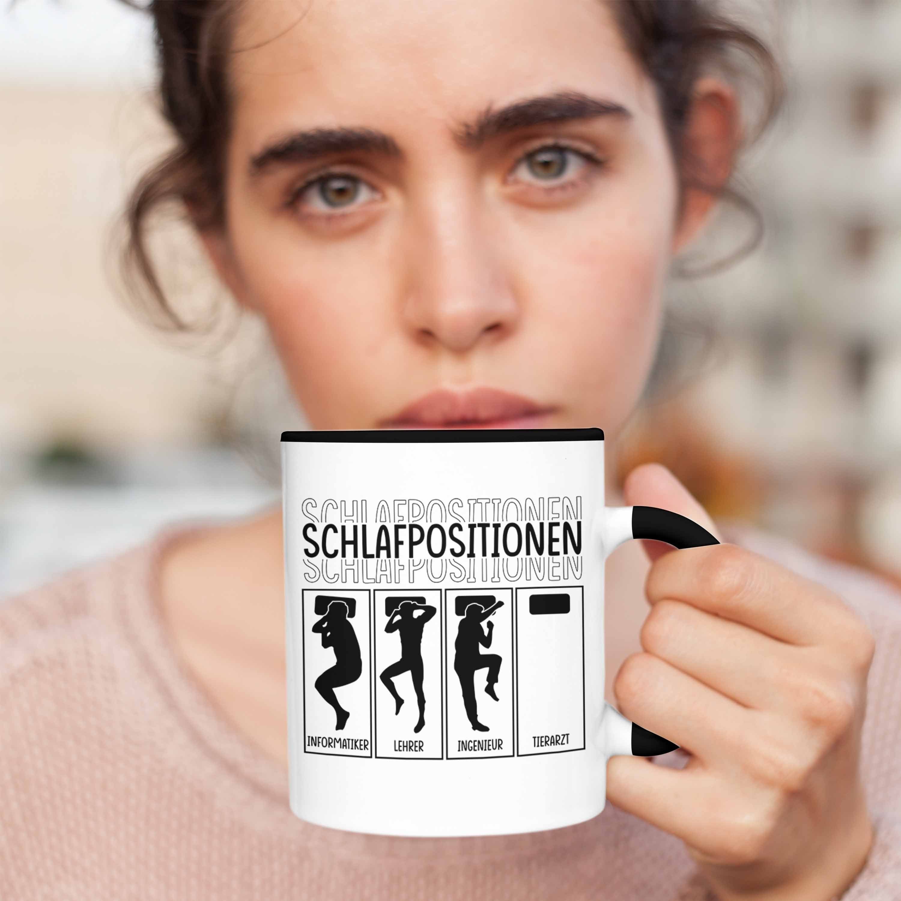 Geschenk Spruch Trendation Ka Lustiger Tierarzt Tasse für Tierärztin Schwarz Tasse Geschenkidee