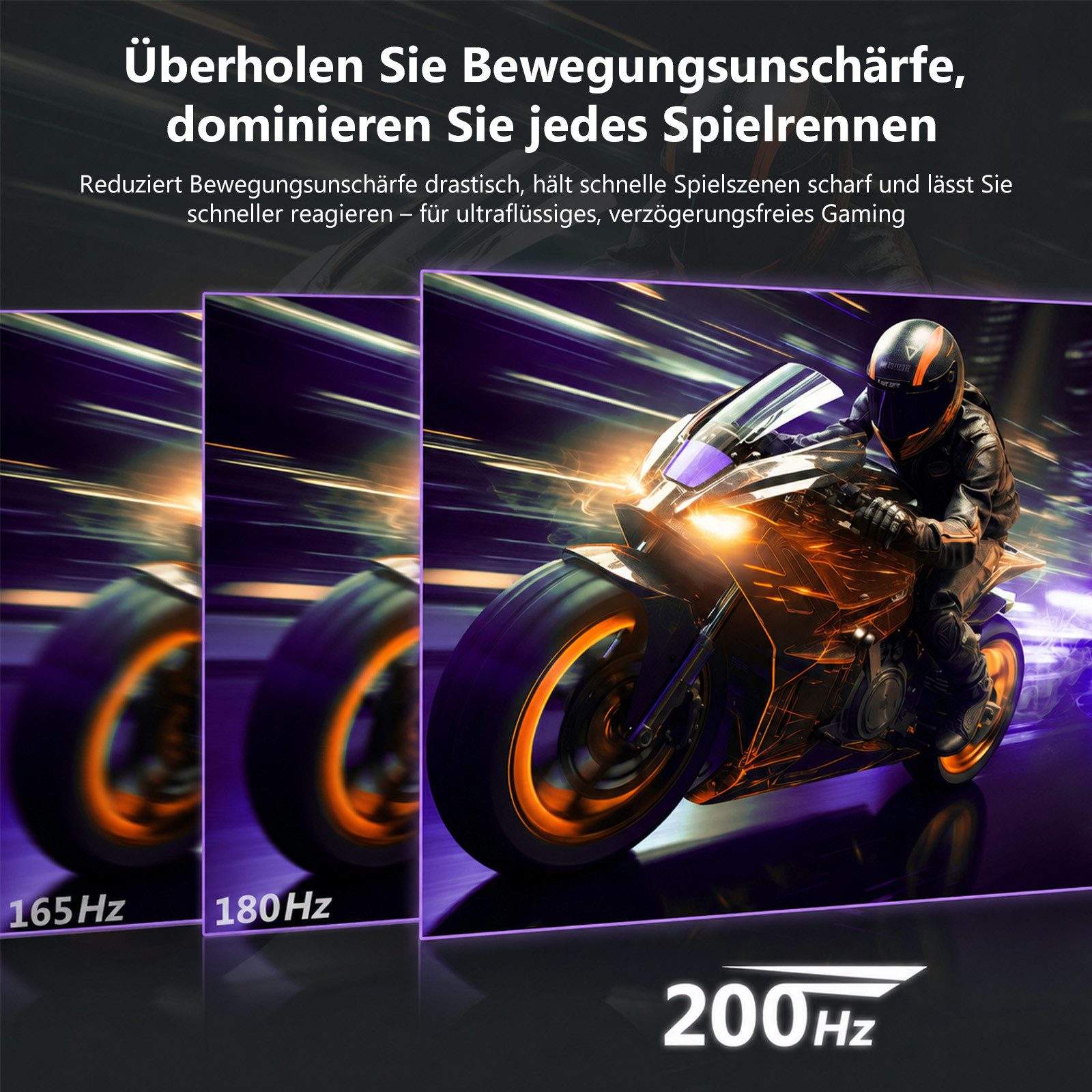 Z-EDGE LED, 1650R Curved-Gaming-Monitor (61 cm/24 ", 1920 x 1080 px, FHD, 1 ms Reaktionszeit, 200 Hz, LCD)