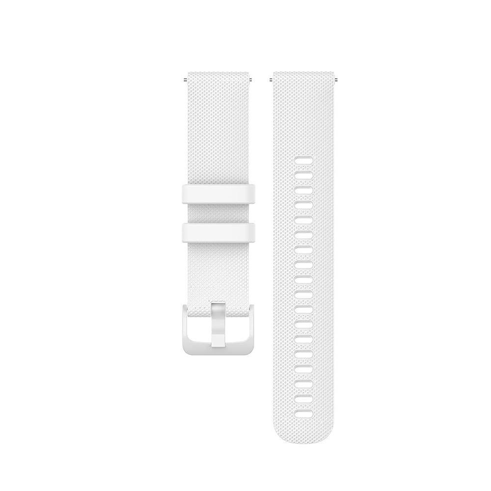 FELIXLEO Uhrenarmband Silikon Weiß Uhrenarmband Uhrenarmbänder Silikon Ersatzarmband,18mm