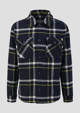 s.Oliver Allwetterjacke Overshirt in Flanell-Qualität Tape