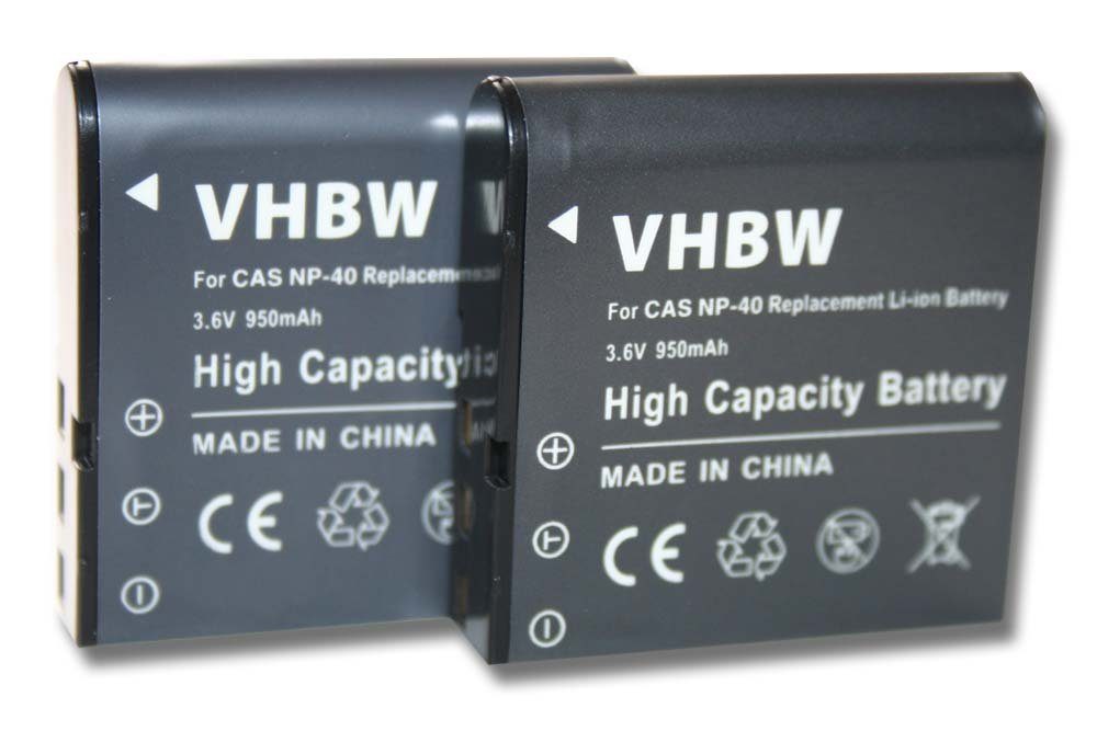 vhbw kompatibel mit Agfa / Agfaphoto Agfaphoto 102 Microflex, 100 Microflex Kamera-Akku Li-Ion 950 mAh (3,6 V)