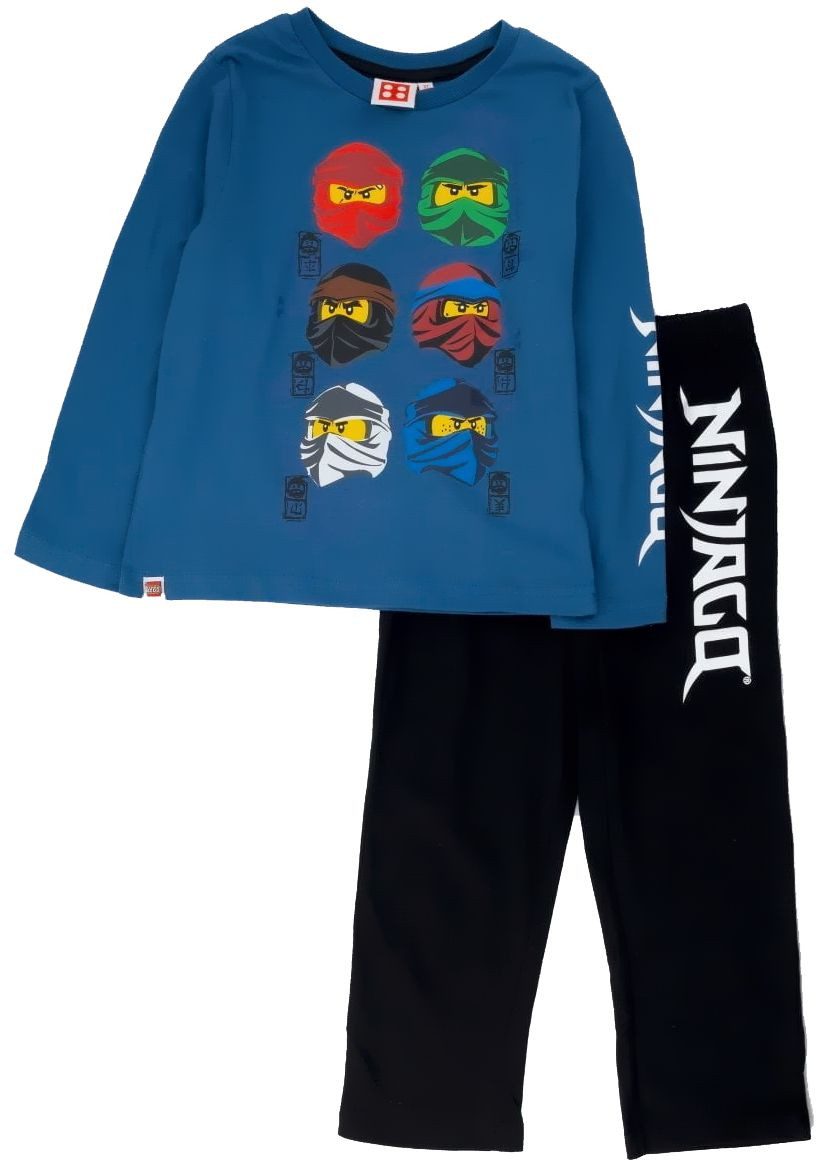 LEGO® kidswear Pyjama LEGO langer Schlafanzug Jungen Pyjama 104 116 128 140