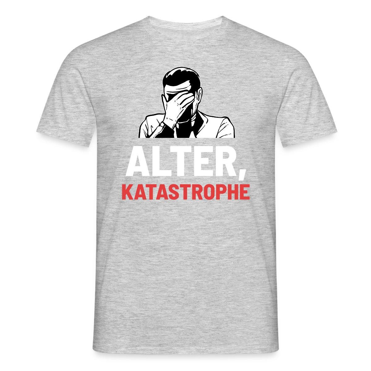 T-Shirt Alter Katastrophe Facepalm Männer T-Shirt
