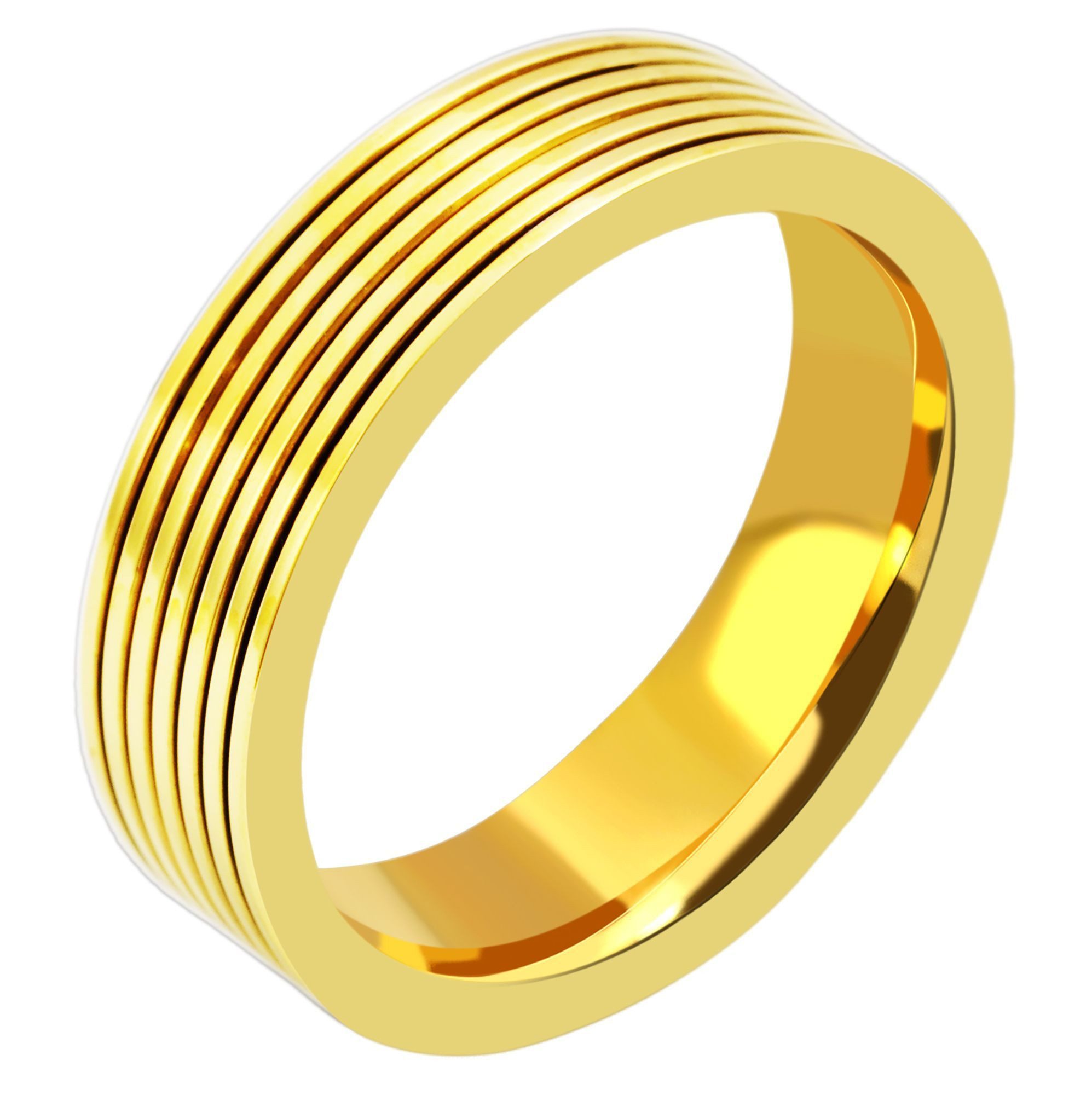 AKZENT Partnerring Peculiarity aus Edelstahl, goldfarbig/ günstig online kaufen