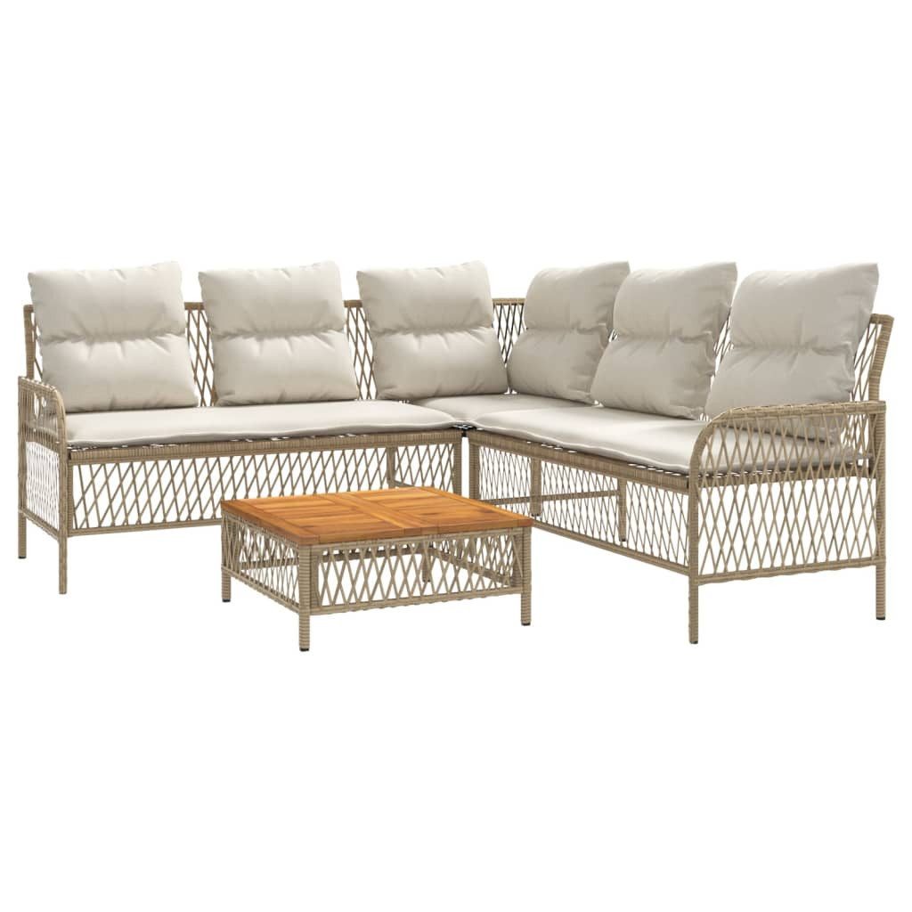 vidaXL Gartenlounge-Set 2-tlg. Garten-Sofagarnitur mit Kissen günstig online kaufen