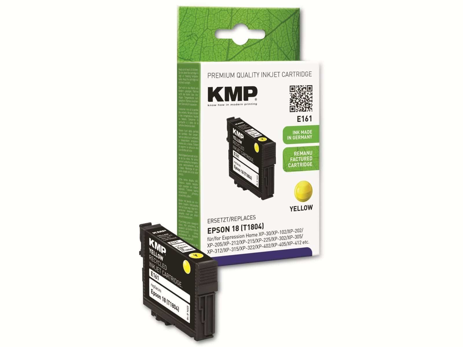 KMP KMP Tintenpatrone kompatibel für Epson 18 (T1804) Tintenpatrone