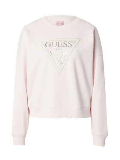 Guess Sweatshirt (1-tlg) Ziersteine