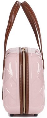 Stratic Beautycase Leather&More rose, Handtasche Damen Tasche Damen Henkeltasche