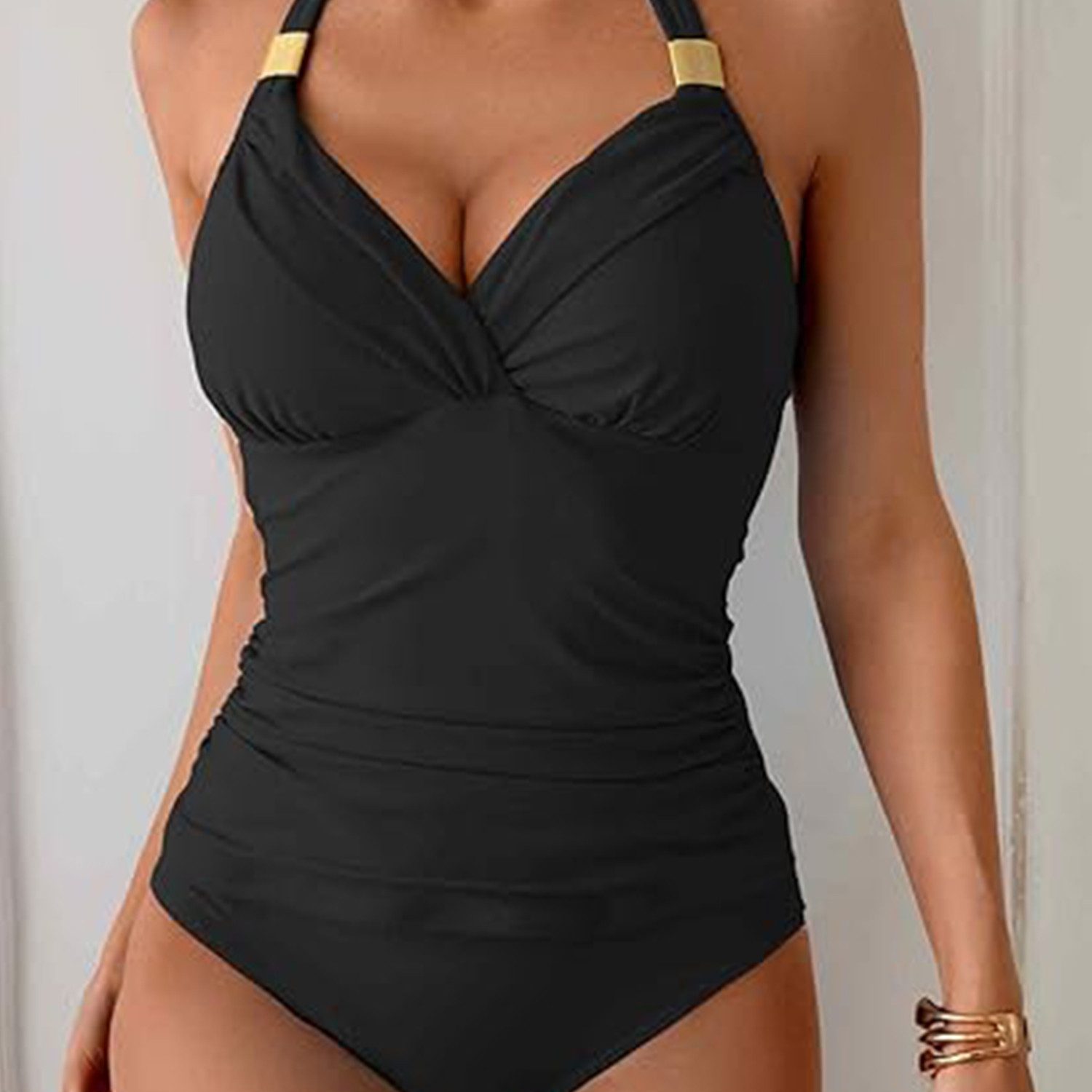 RWEUOQ Badeanzug Badeanzug Zweiteiliger Bikini für günstig online kaufen