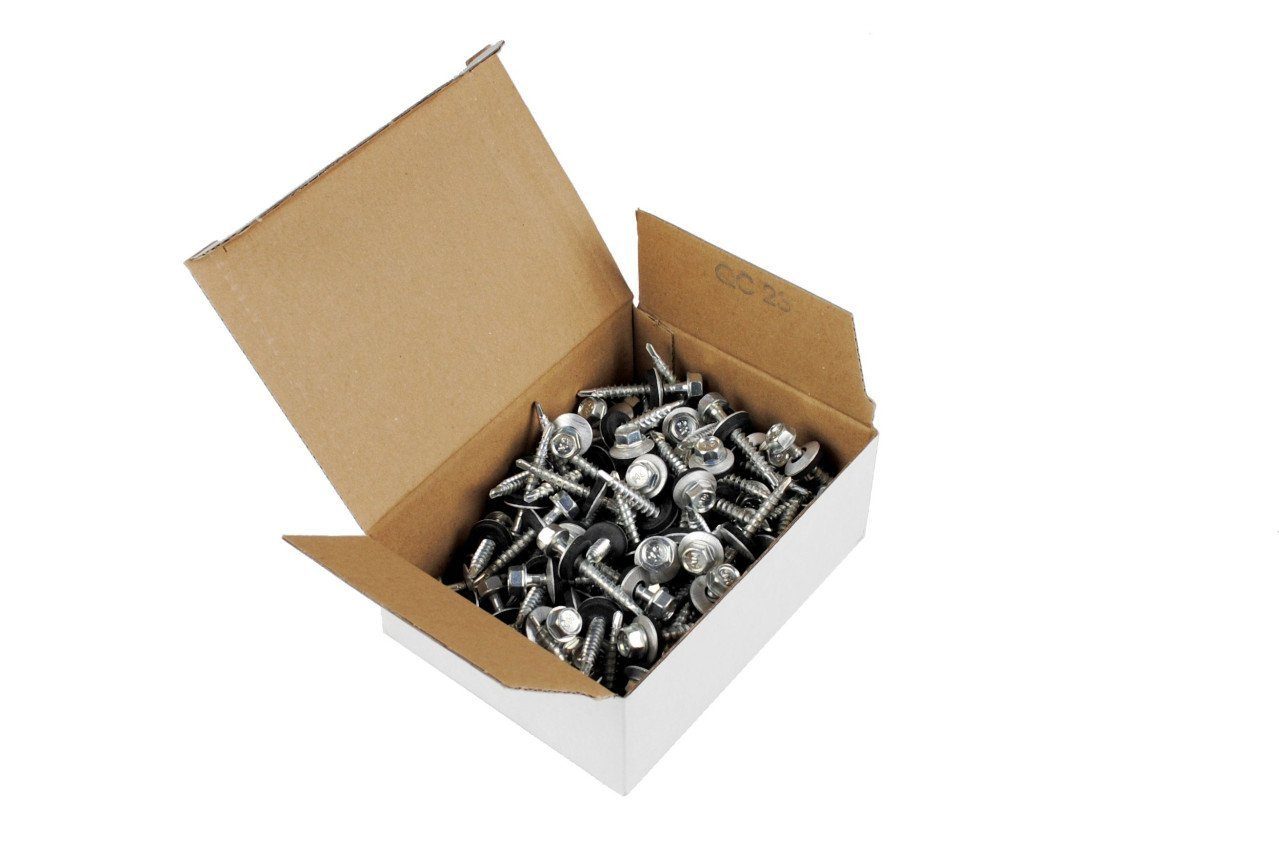 WECKMAN Dachträgerbefestigung Weckman Schrauben 4,8 x 20 mm 100 Stk. verzinkt