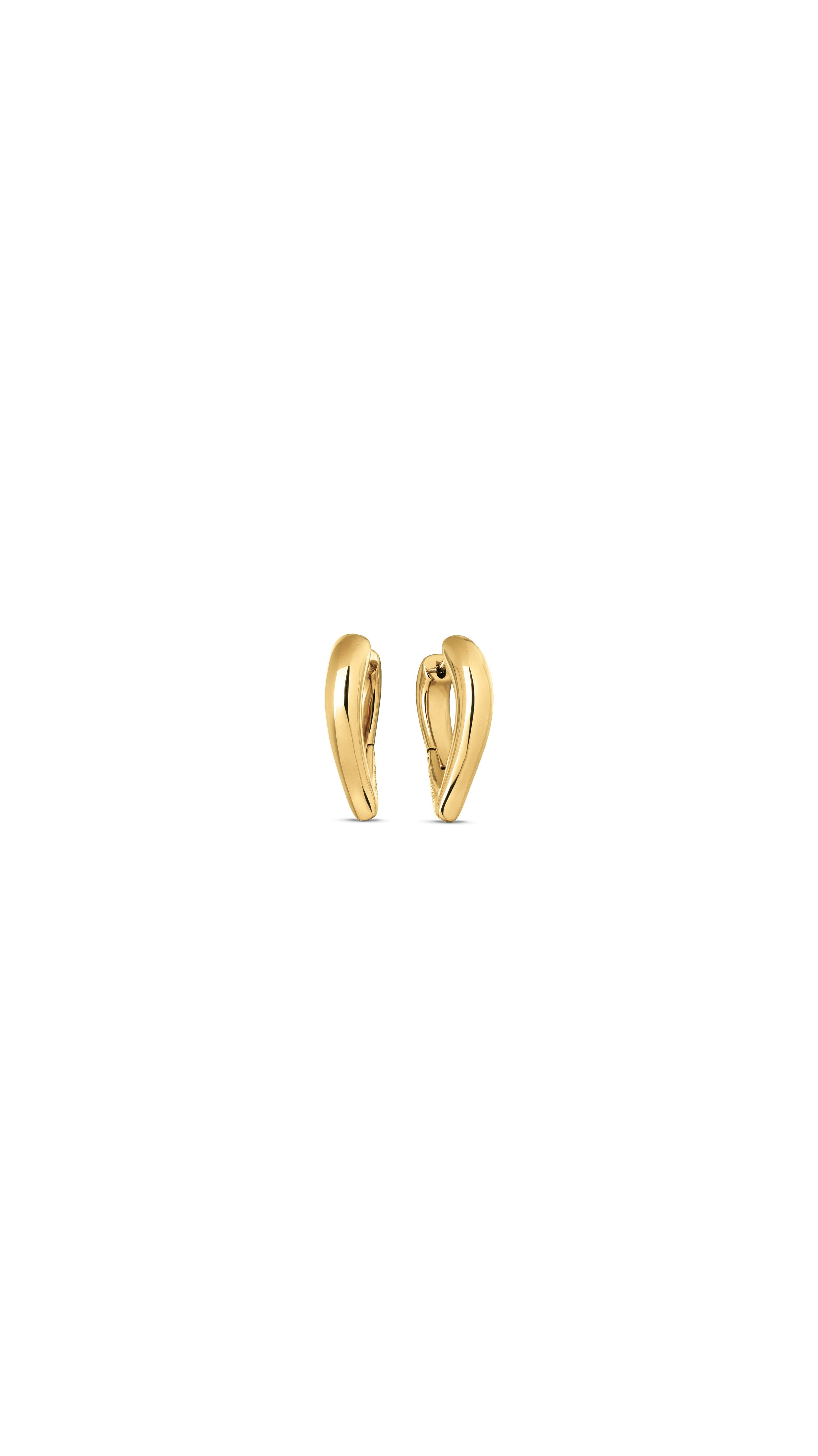 Paar Creolen SCULPTURED DROPS
