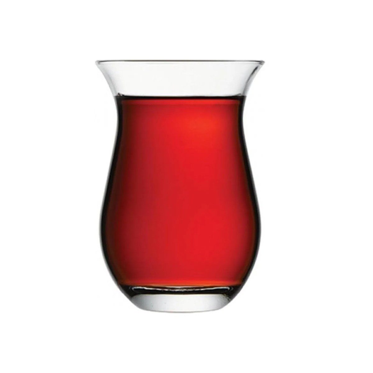 Pasabahce Teeglas ideal für türkischen Tee - 6er Set, 120 ml, 6-tlg., Glas, 6-teilig, 120 ml