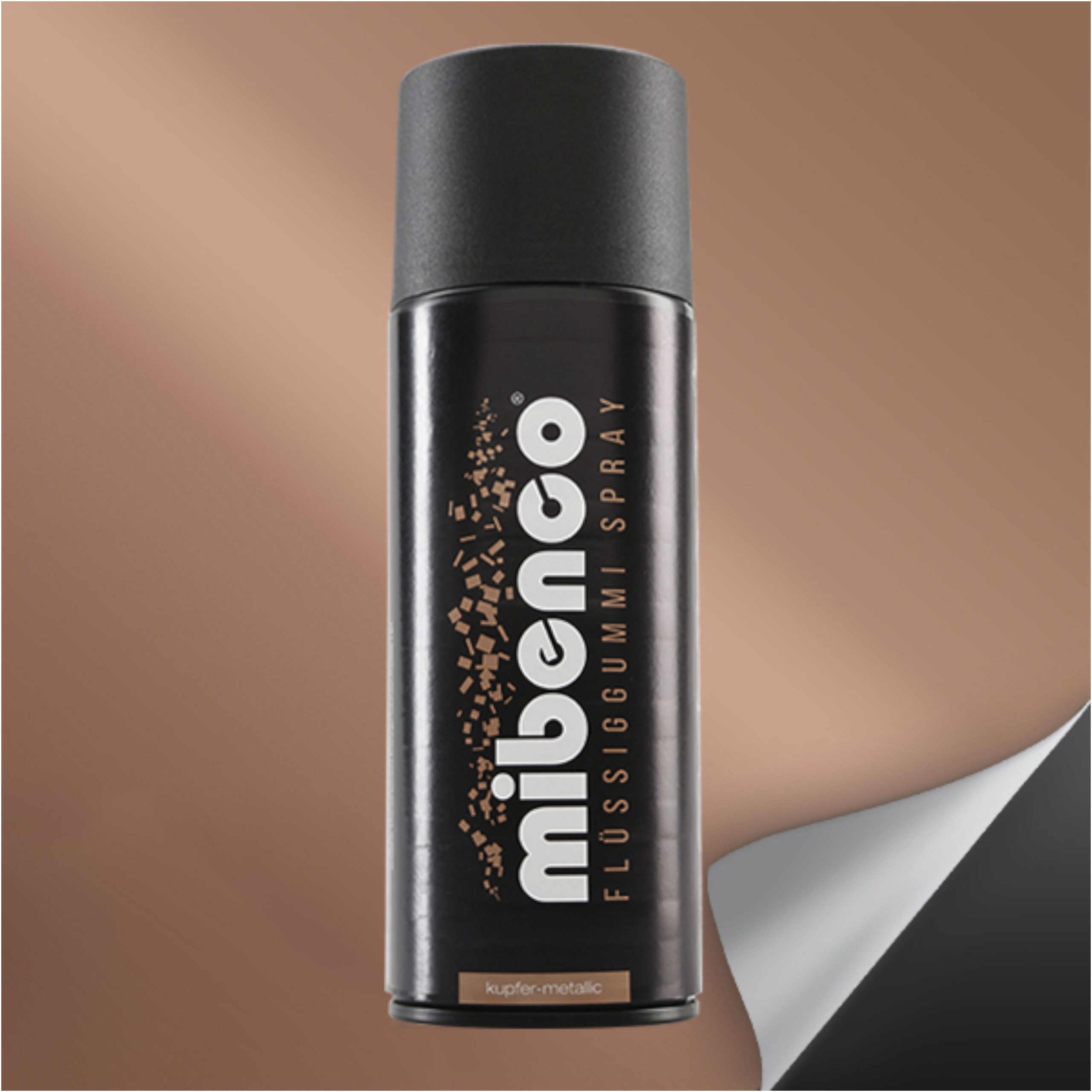 mibenco Lack Mibenco Flüssiggummi Spray Kupfer-Metallic Matt 400ml