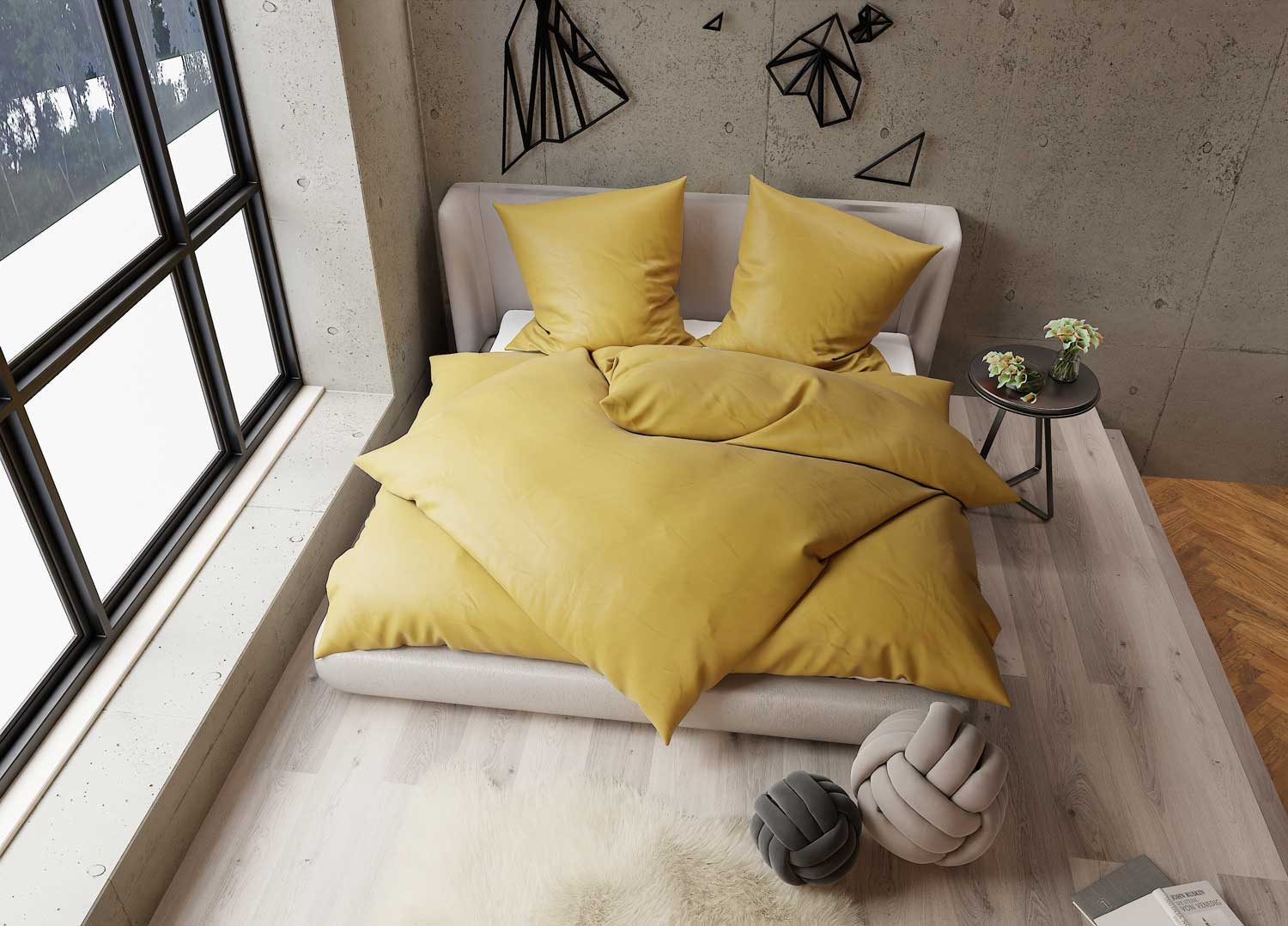 BETTWAESCHE-MIT-STIL Bettwäsche TENCEL™ Lyocell Bettwäsche uni günstig online kaufen