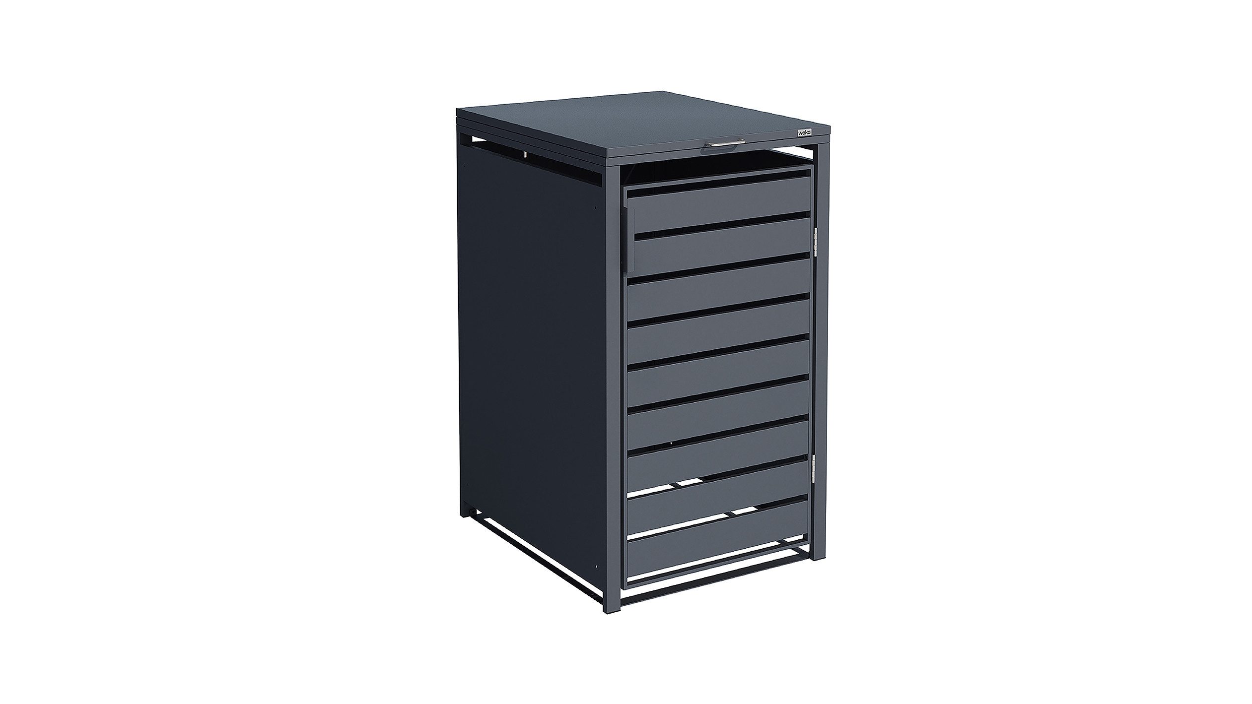 weka Mülltonnenbox Gary, Metall pulverbeschichtet, BxTxH: 68x80x116 cm