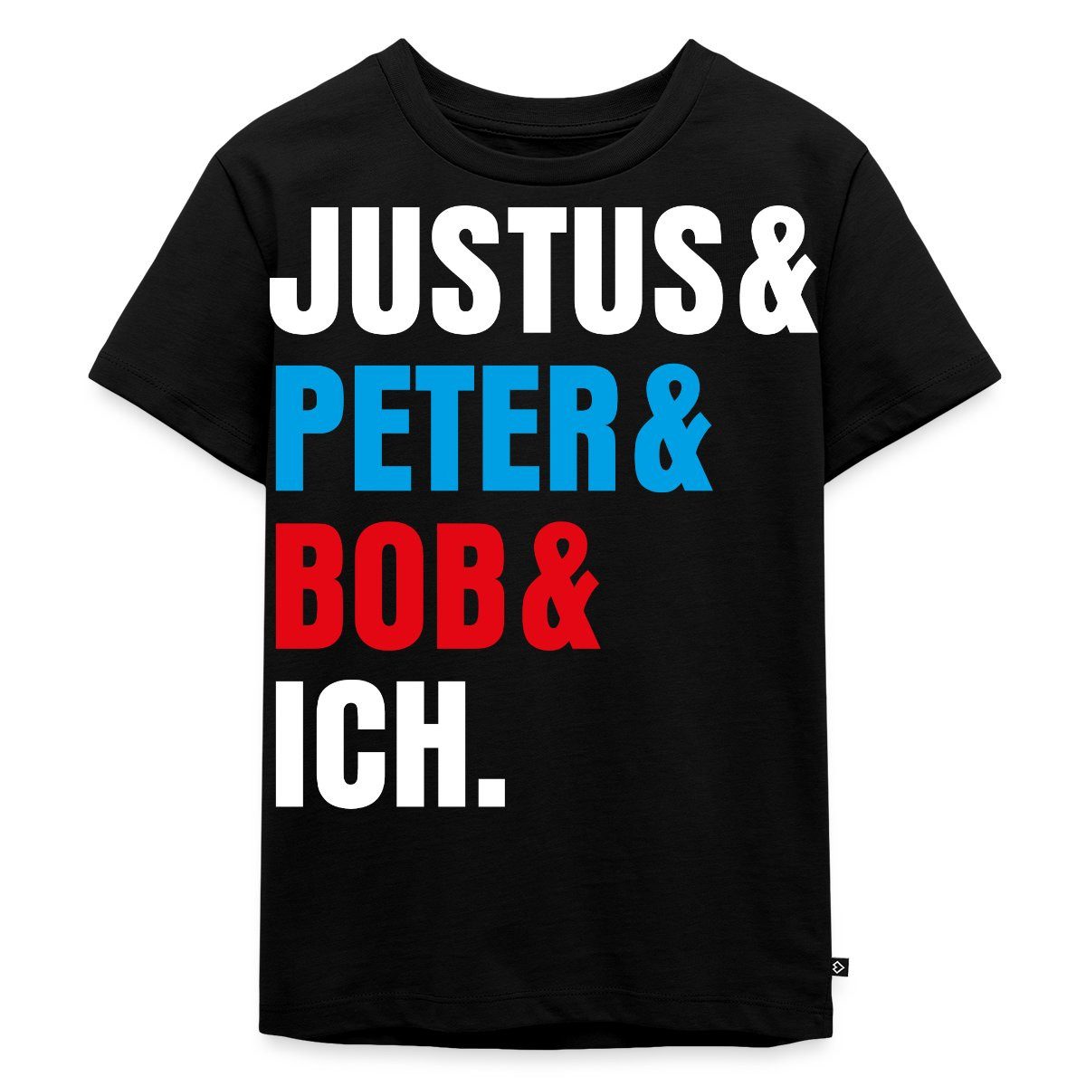 T-Shirt Die Drei ??? Justus& Peter& Bob& Ich Kinder Premium T-Shirt