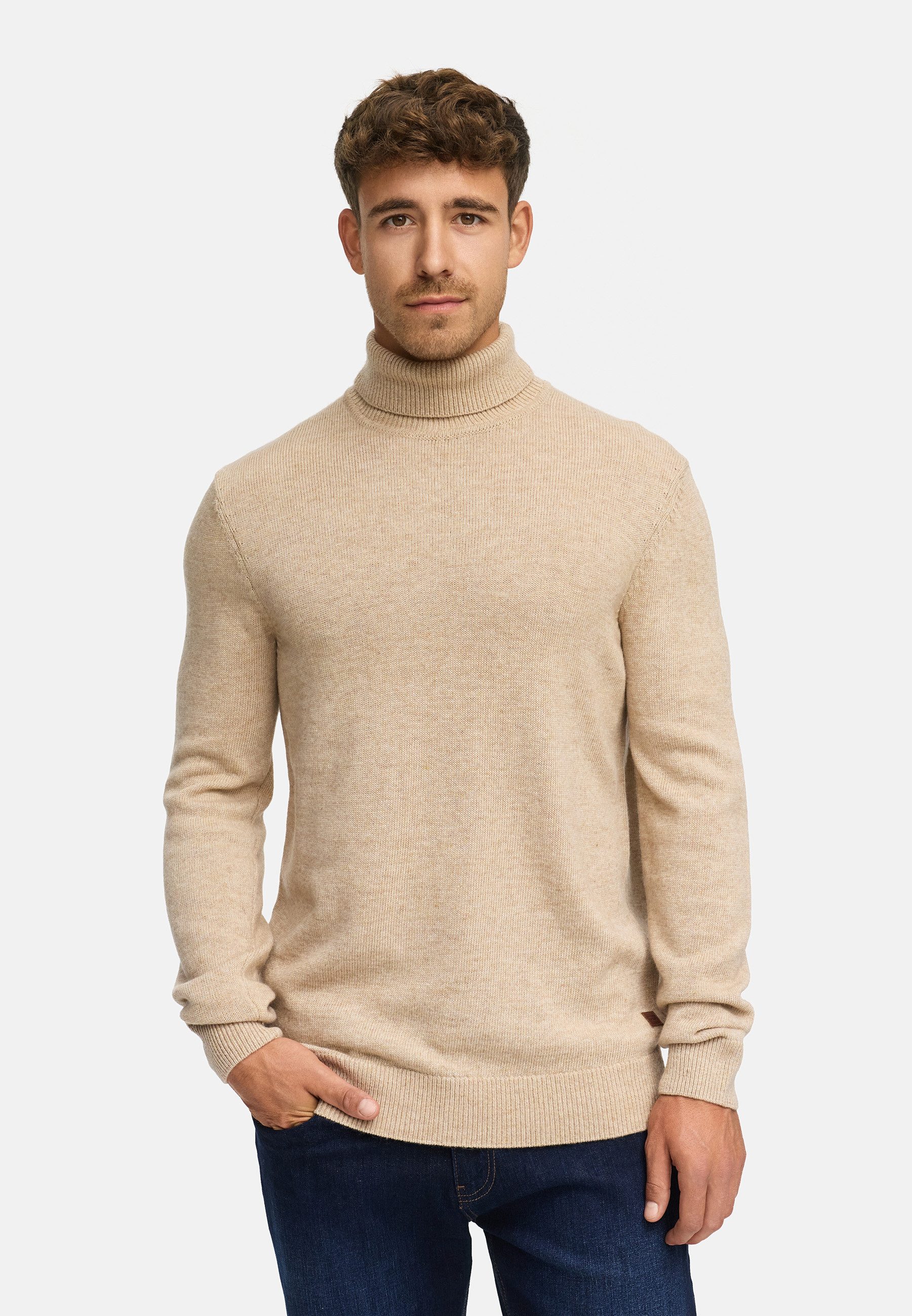Indicode Strickpullover Herren INMargous Roll Pullover Herrenpullover Klass günstig online kaufen