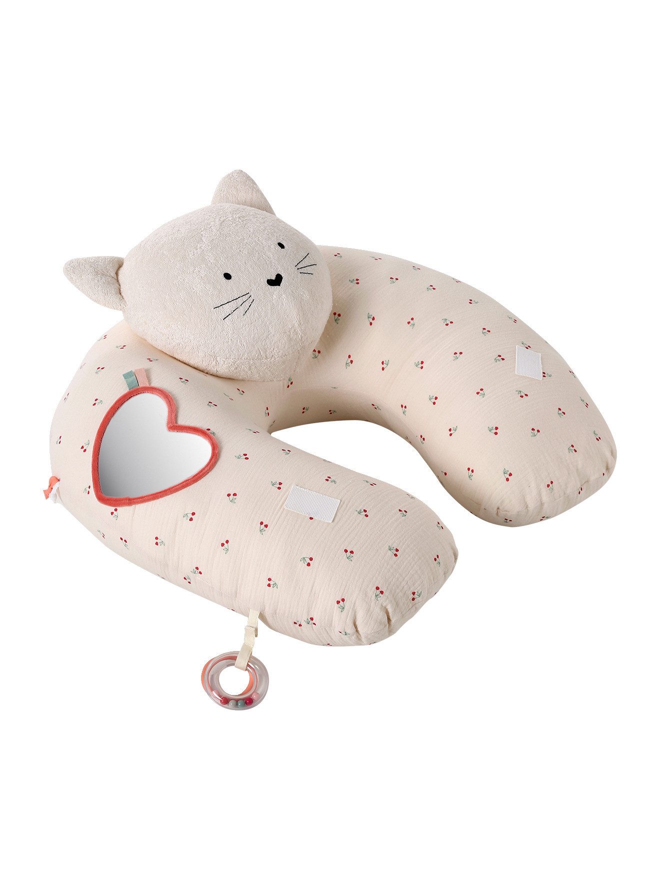 Krabbeldecke Baby Activity-Kissen, vertbaudet, Feinmotorik