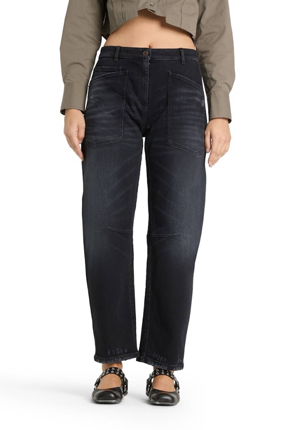 Cambio 5-Pocket-Jeans Ocean Cooles Used-Finish für urbanen Look