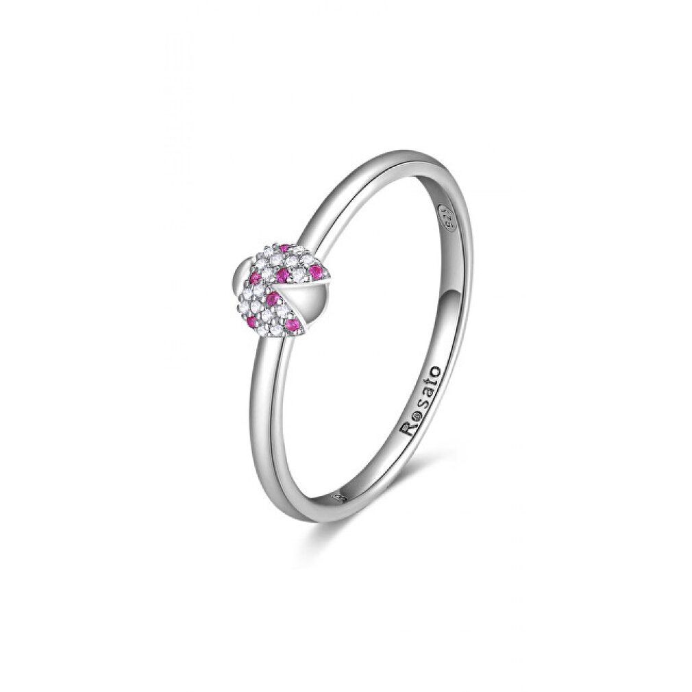 Rosato Fingerring Fine silver ring with ladybug Allegra RZA019 - Circuit: 54 mm