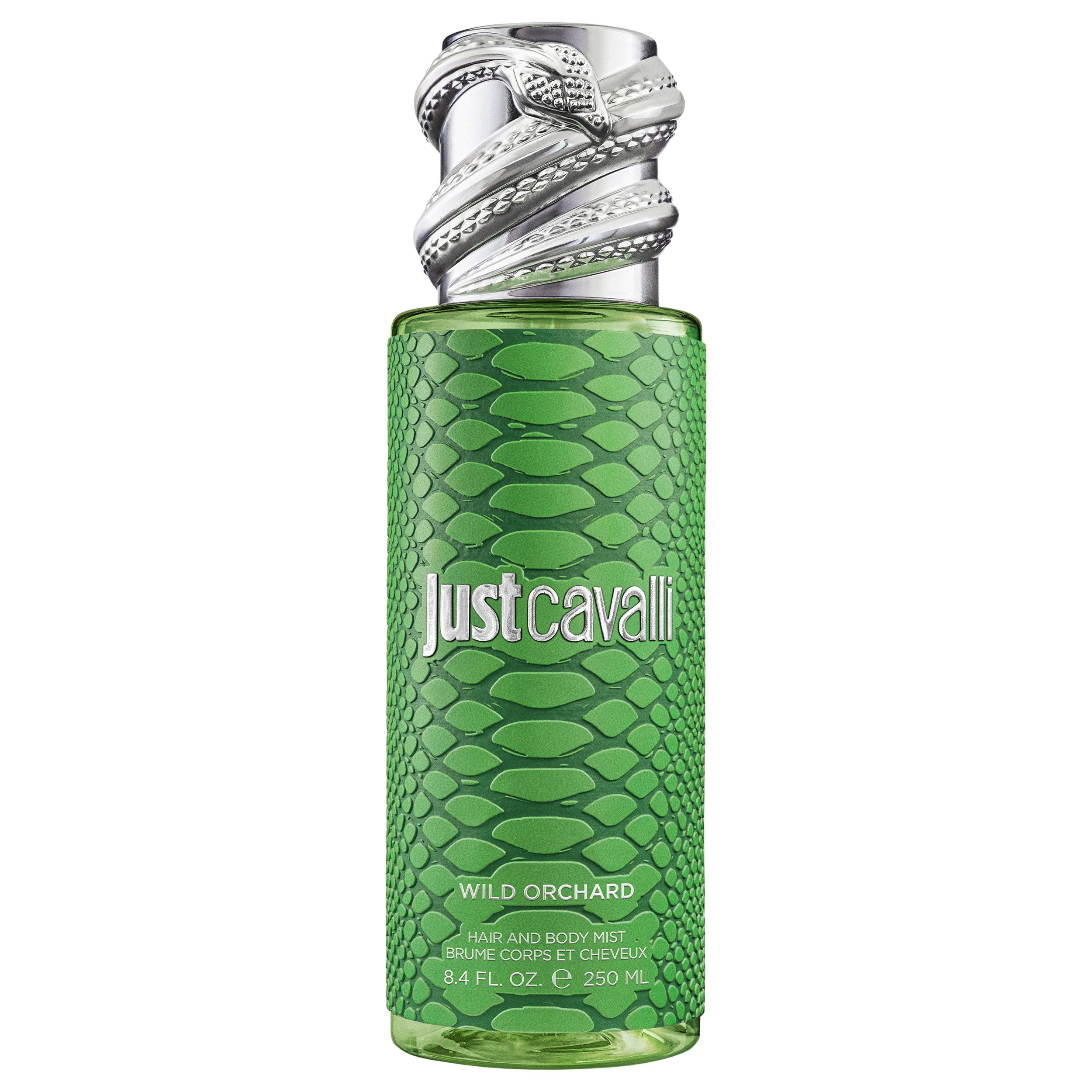 roberto cavalli Körperspray JUST CAVALLI FRAGRANCE MIST WILD ORCHARD GREEN, 6-tlg., fruchtig-blumiger Duft