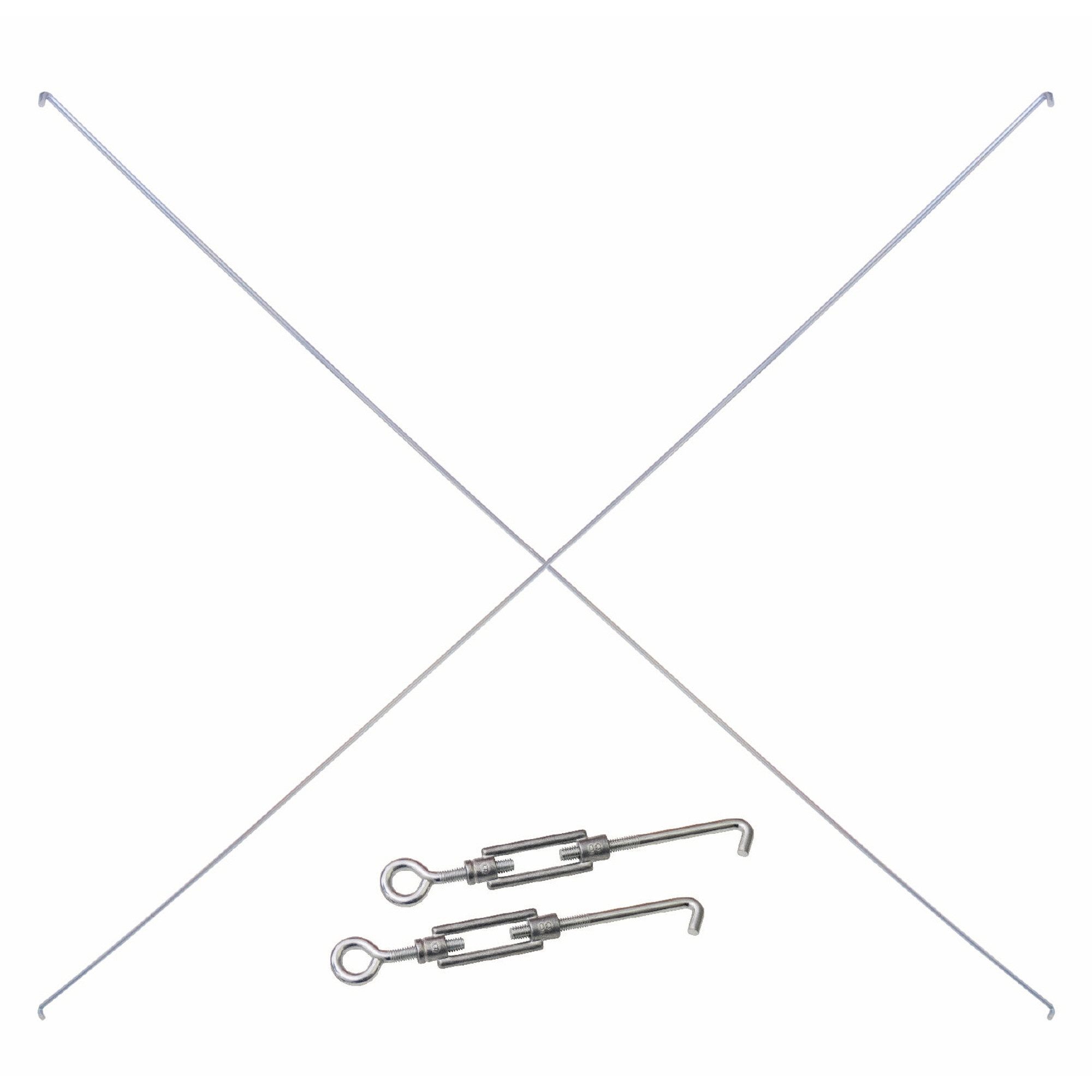 Schulte Regal Kreuzstreben-Set 750/1000 12690 verzinkt