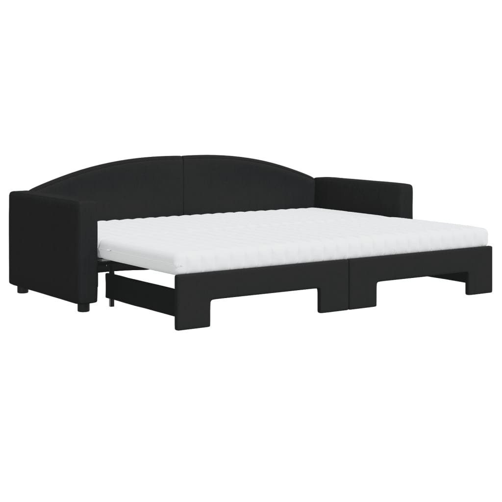 vidaXL Bett Tagesbett Ausziehbar mit Matratzen günstig online kaufen