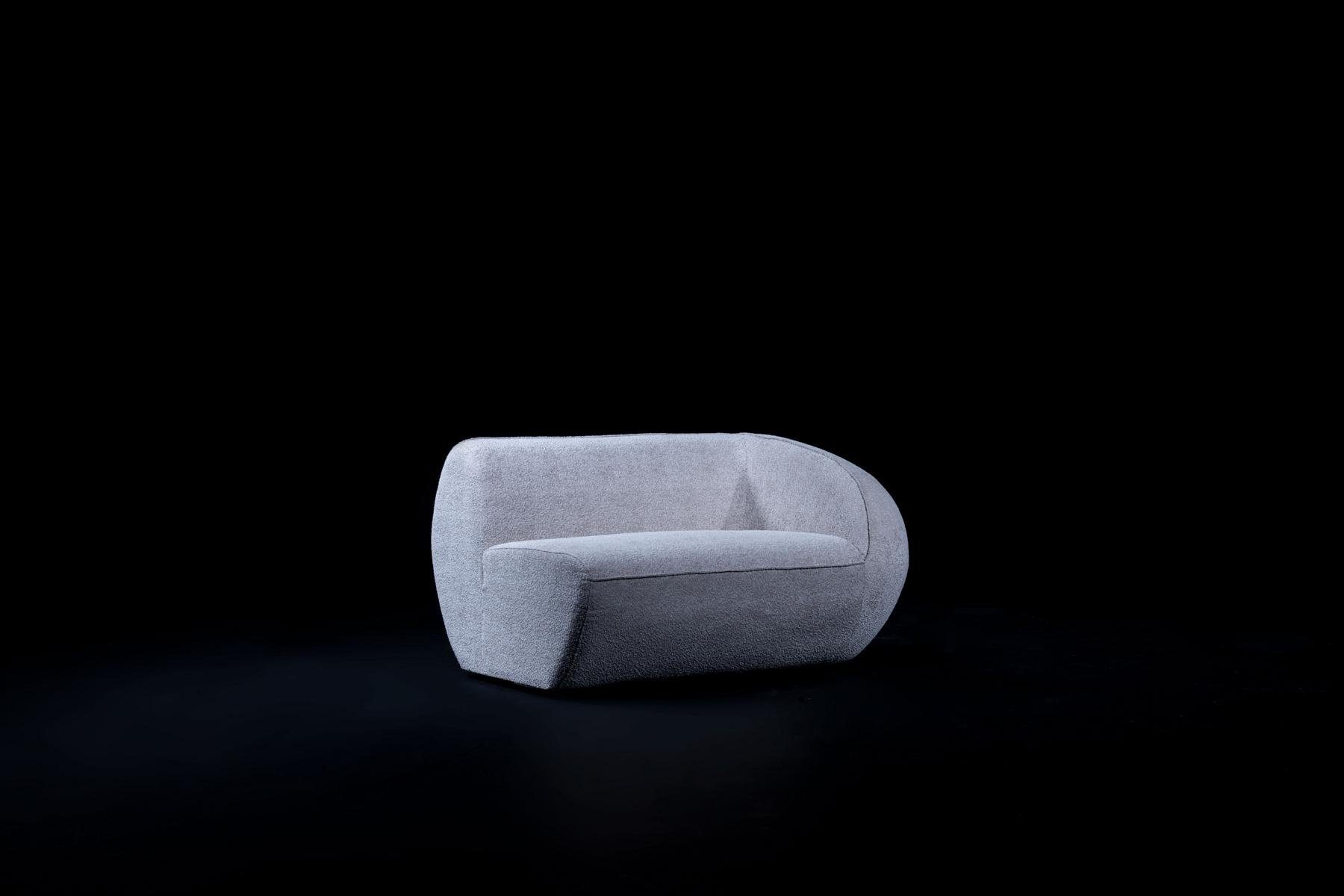 Made Sofas, 4 Graue Sitzgruppe Designer Couch Teile, JVmoebel Polstermöbel in Europe Ecksofa