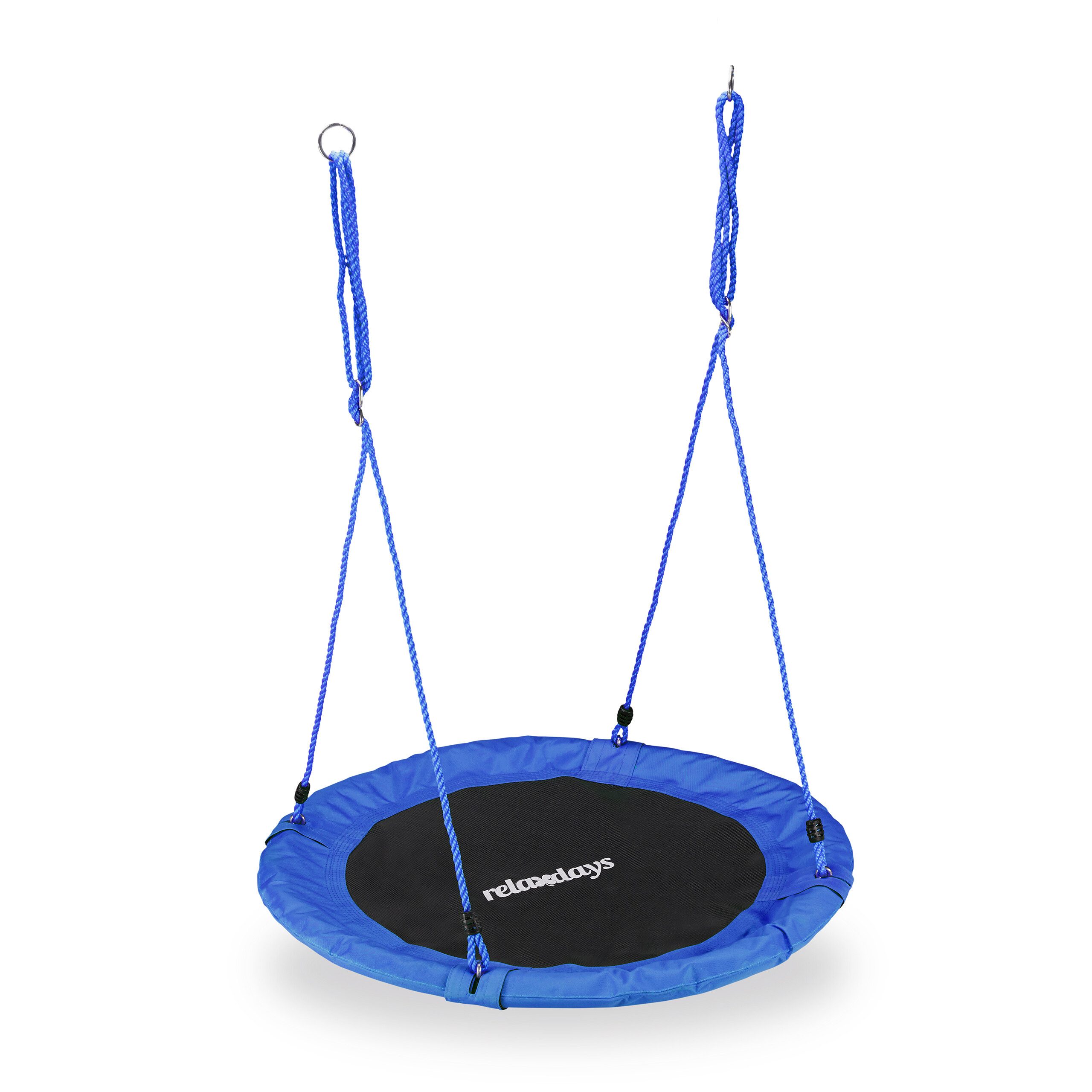 relaxdays Nestschaukel 90 cm, blau günstig online kaufen