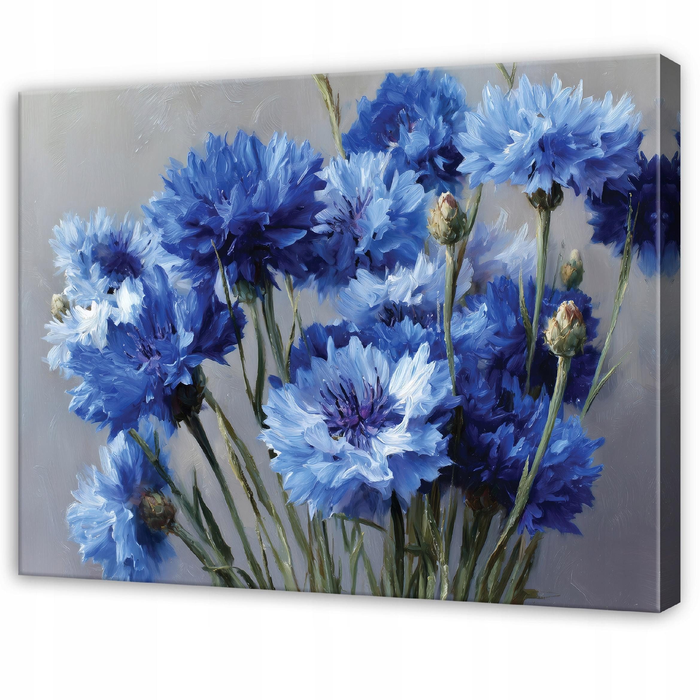 Wallarena Fototapete Blumen Natur - Blau - Elegant - Vlies - Schlafzimmer, glatt, 40x30x2cm