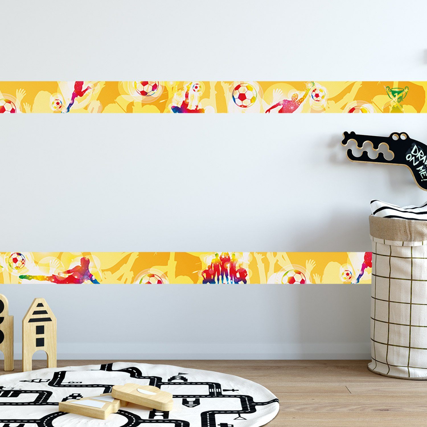 Sunnywall Bordüre Fussball (Bordüre - 400 günstig online kaufen