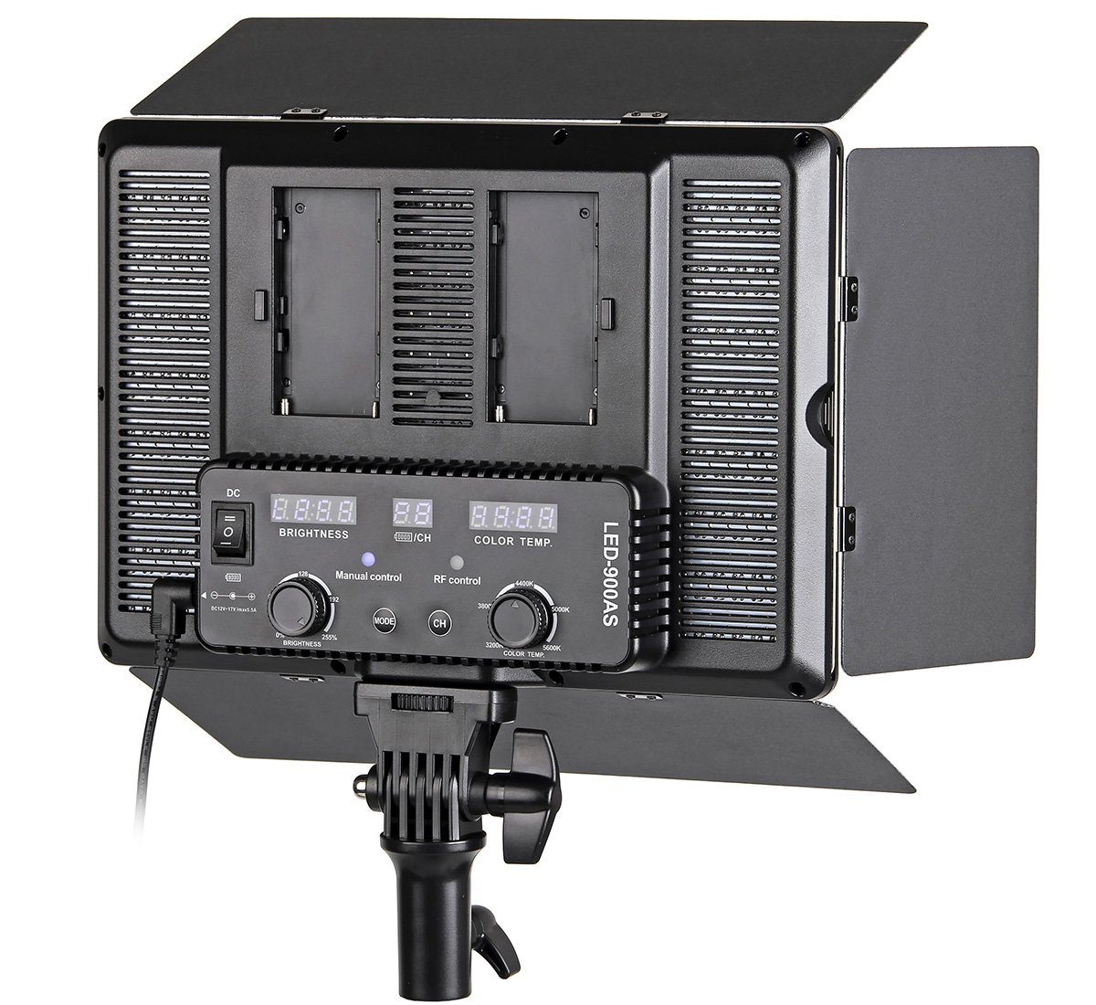Profi Funk-Fernbedienung Videoleuchte 3200K-5600K LED Bilderleuchte inkl. ayex 900 LEDs