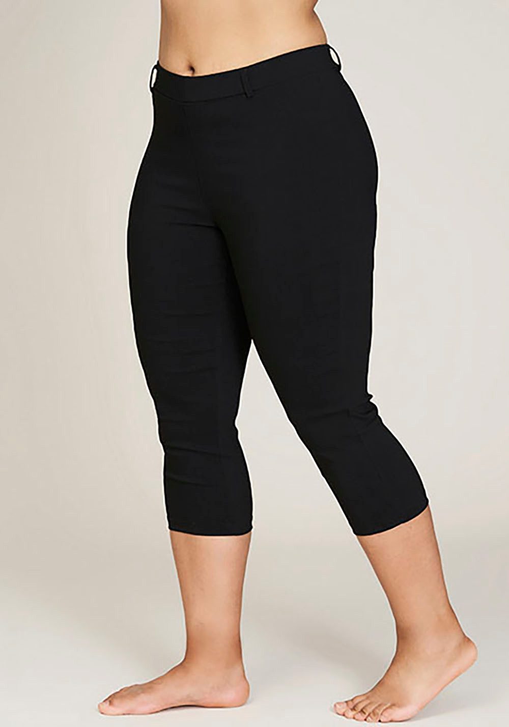 SANDGAARD Caprileggings Sommerhose mit Elasthan und Schlitz