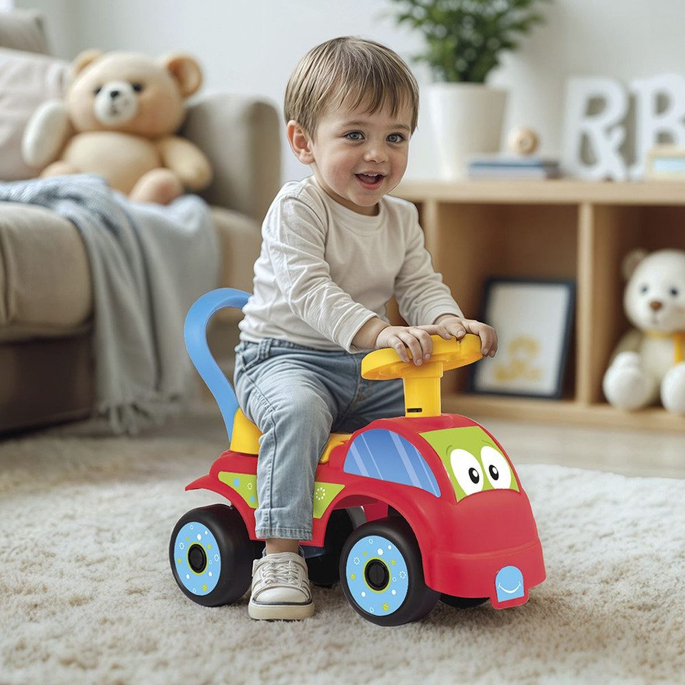 DOLU Spielzeug-Traktor Rutschfahrzeug - rot/blau günstig online kaufen