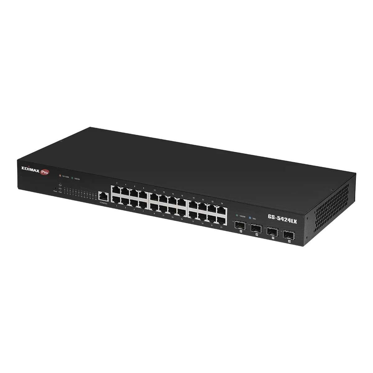 Edimax Edimax Pro GS-5424LX: 24 Port Smart Switch Managed L2 Gigabit Ethernet Netzwerk-Switch
