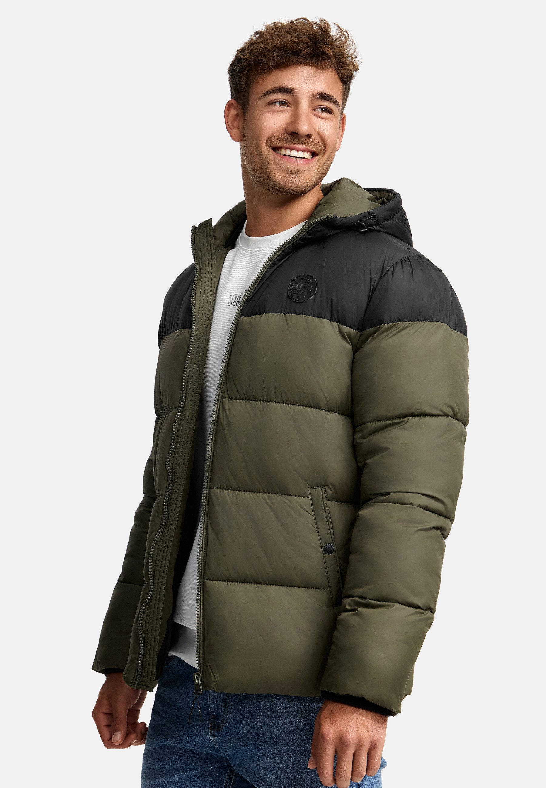 Indicode Winterjacke Herren INBiviano Jacke Winter Herrenjacke