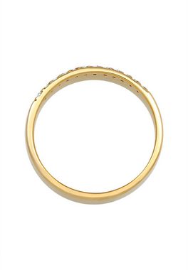 Elli DIAMONDS Verlobungsring Verlobung Diamant (0.12 ct) Luxuriös 585 Gelbgold