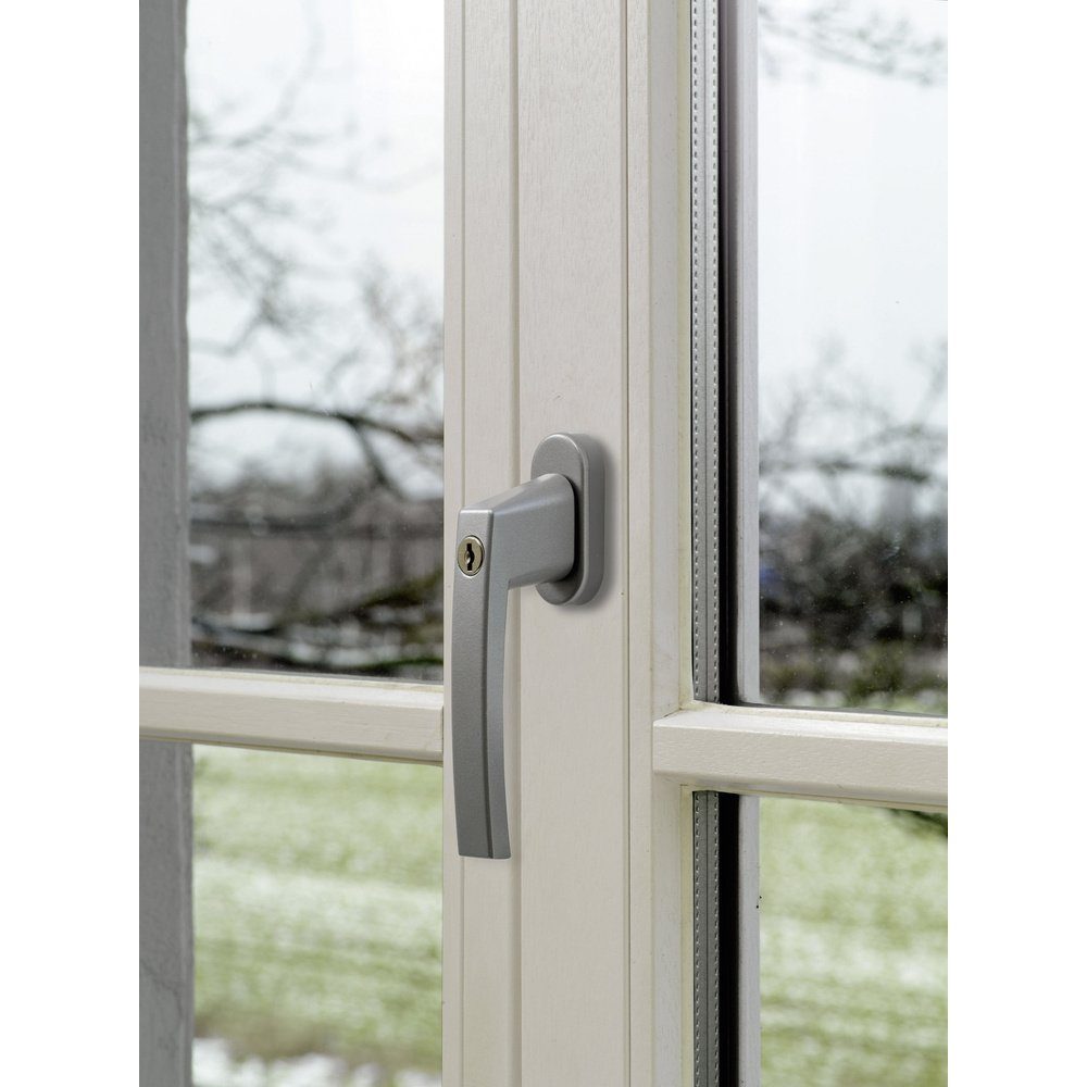 ABUS Türriegel ABUS ABFS59486 Fenstergriff abschließbar Silber