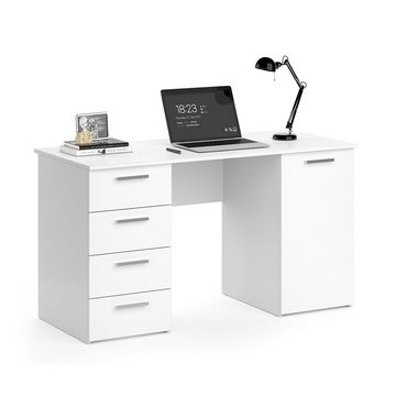 Vicco Schreibtisch Computertisch Bürotisch PC-Tisch NICO Weiß