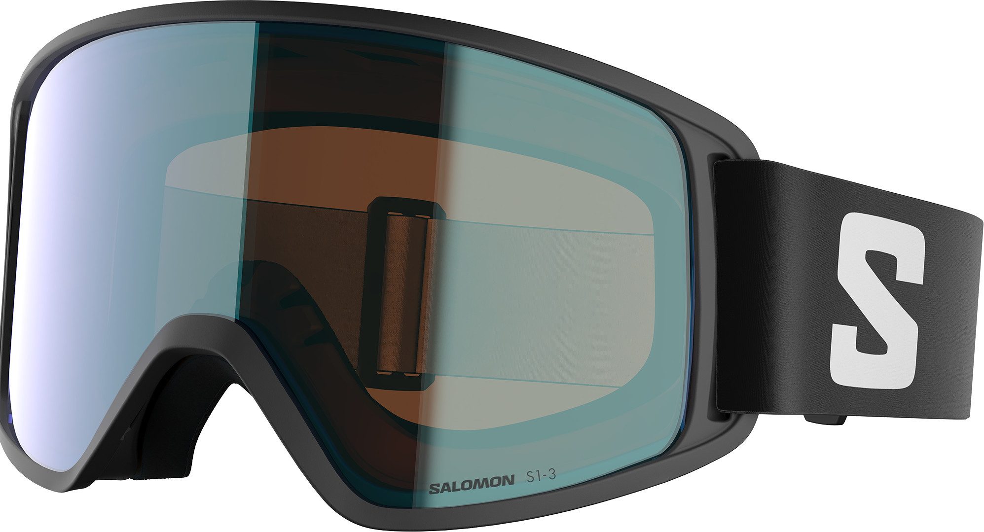 Salomon Skibrille GOGGLES FORCE M PHOTO White/Aw Red White