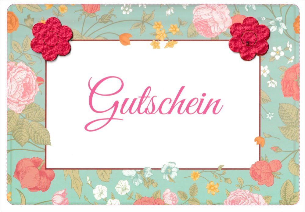 Postkarte Grußkarte mit Blumensamen "Gutschein", Erwachsene