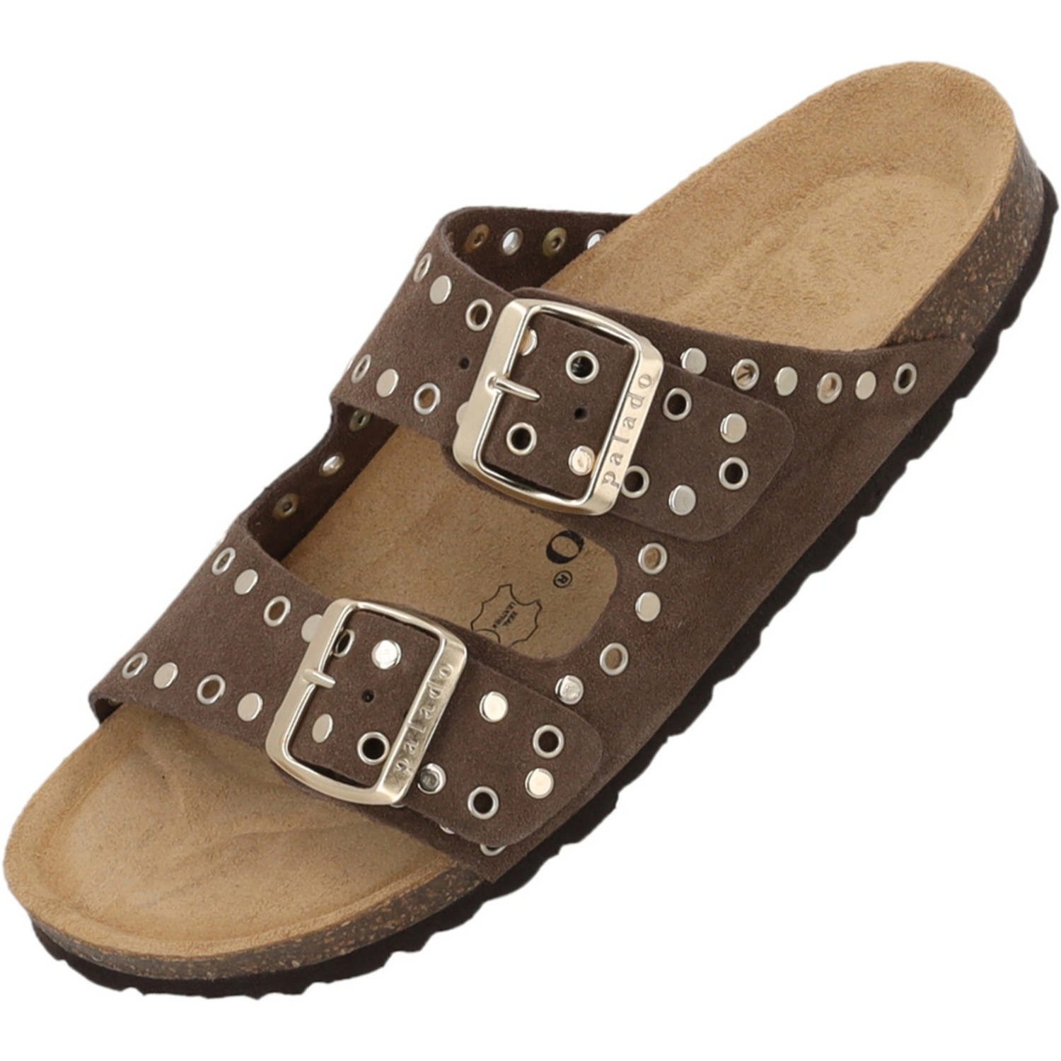 Palado Korfu Bistud Suede Premium Leather Pantolette