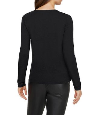 Ashley Brooke by heine Rundhalsshirt ASHLEY BROOKE Damen Designer-Knotenshirt, schwarz