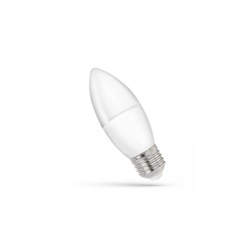 Spectrum LED-Leuchtmittel LED E27 C38 Kerzenform 8W = 57W 730lm 160° 230V Neutralweiß 4000K, E27, Neutralweiß