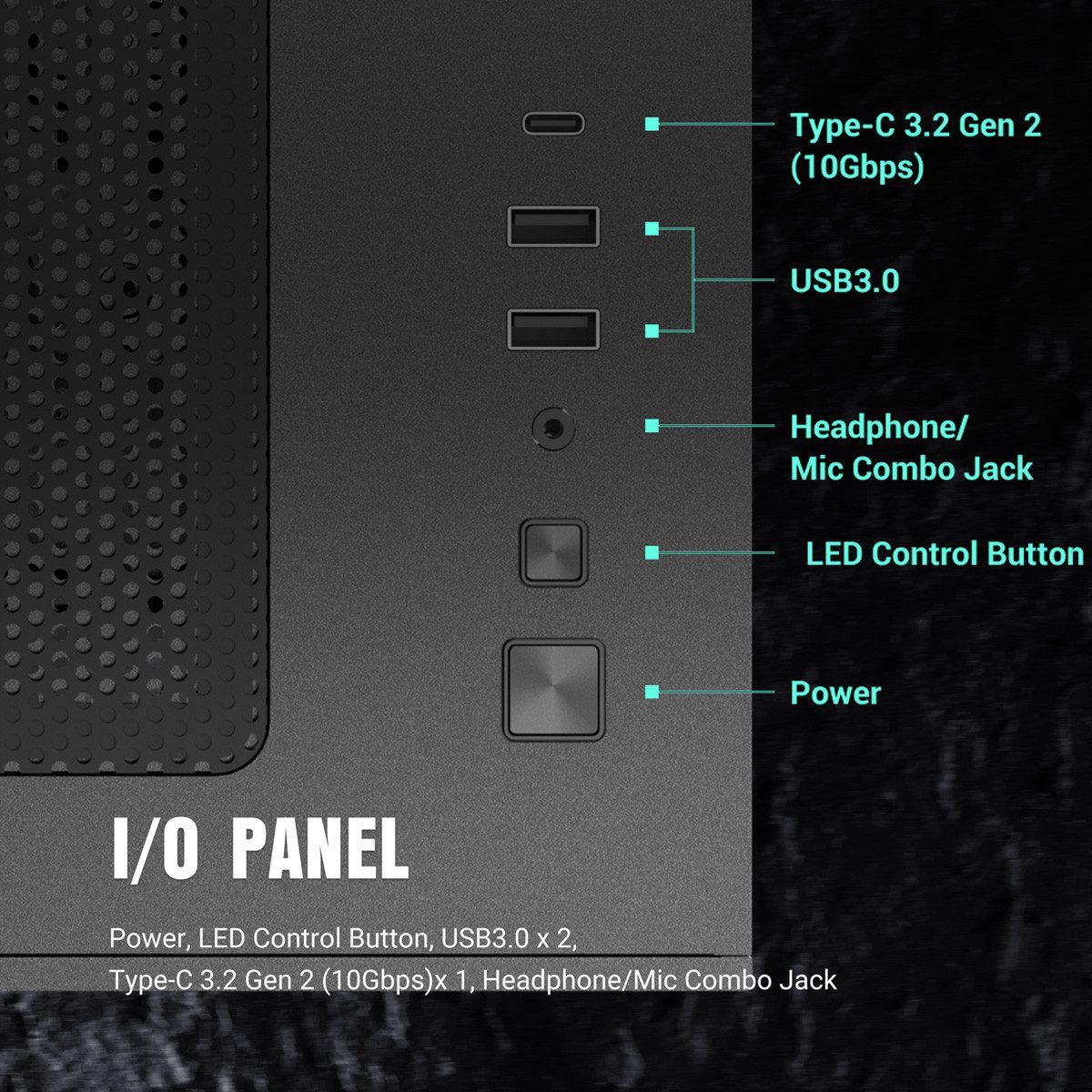 Antec PC-Gehäuse CX60M ARGB PC Gehäuse Mini Tower Micro-ATX