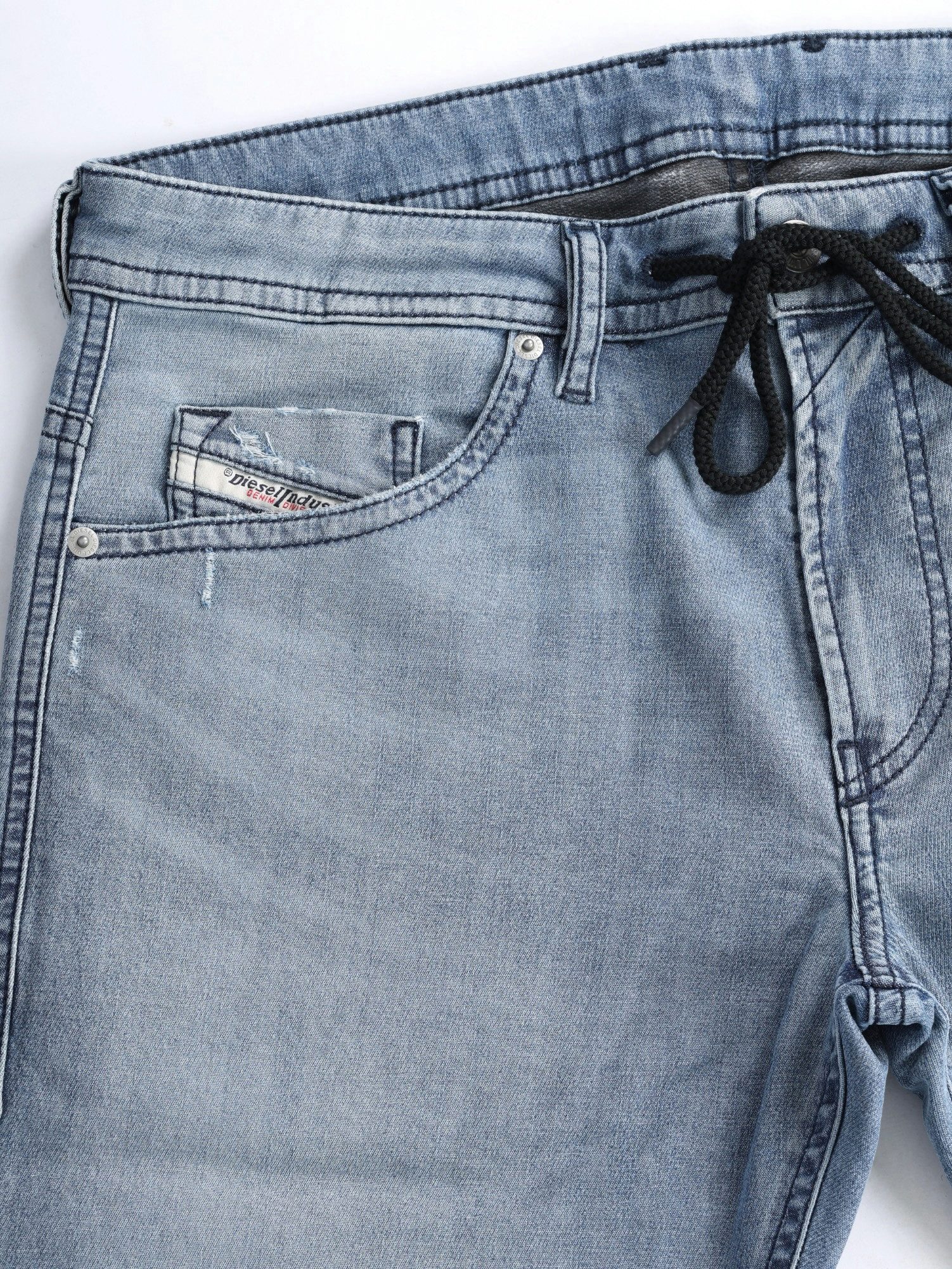 Diesel Slim-fit-Jeans Superstretch - THOMMER JOGGJEANS Leicht & Weich, Niedrige Bundhöhe – Bild 3 von 3