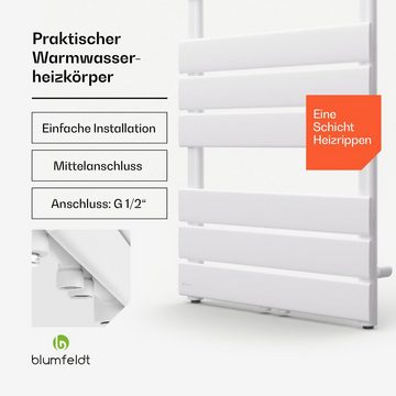 blumfeldt Heizkörper Fairmont, Bad Heizkörper Warmwasserradiator Fernwärmeheizsysteme