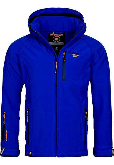 Geographical Norway Softshelljacke Herren Frühlings Jacke Softshell Jacke Regen Outdoor Übergangs Jacke