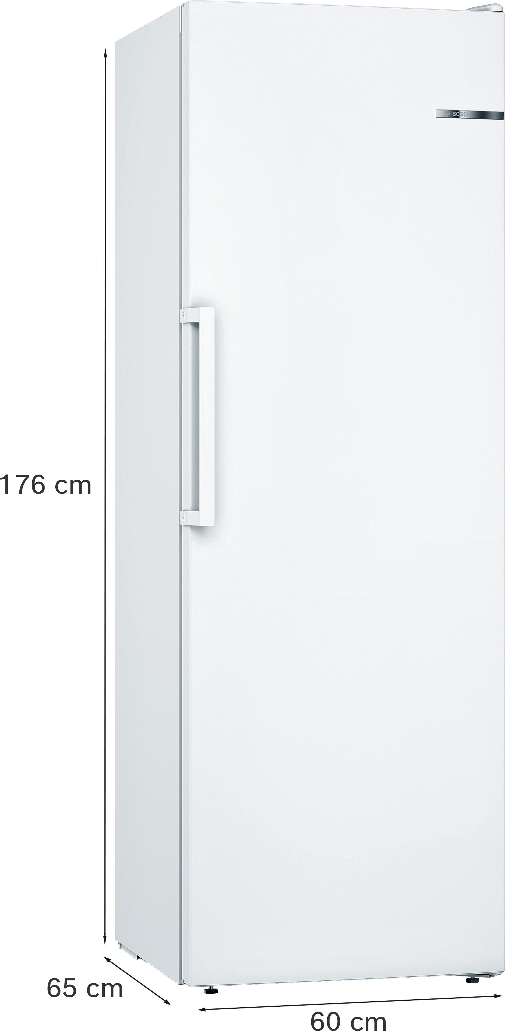 BOSCH Gefrierschrank NoFrost Serie 4 GSN33FWEV, 176 cm hoch, 60 cm breit, Flexible Vario Zone & eisfreie No Frost-Technologie im Gefrierraum – Bild 5 von 5