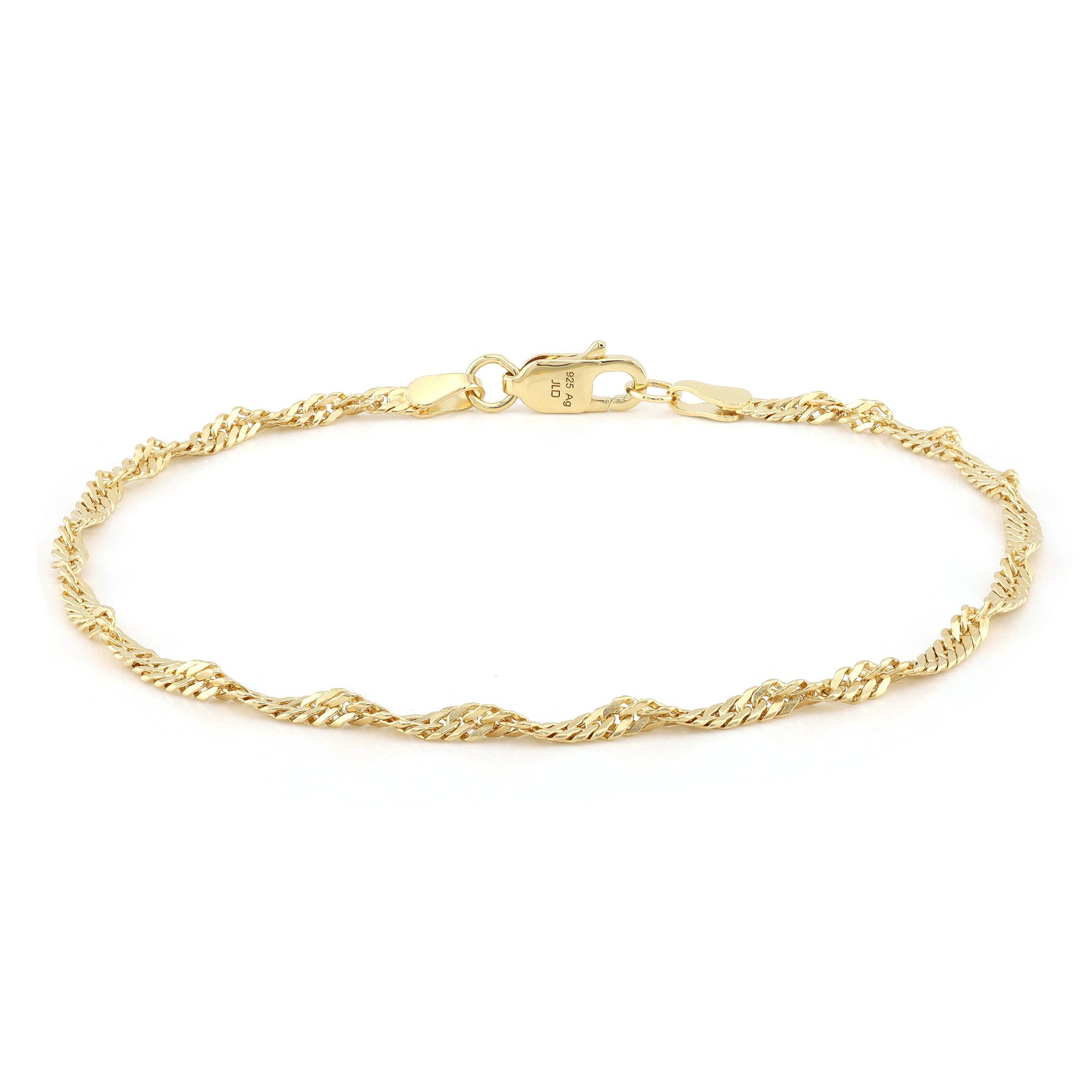 Cavill Silberarmband Schickes Armband aus vergoldetem Sterlingsilber (1-tlg)